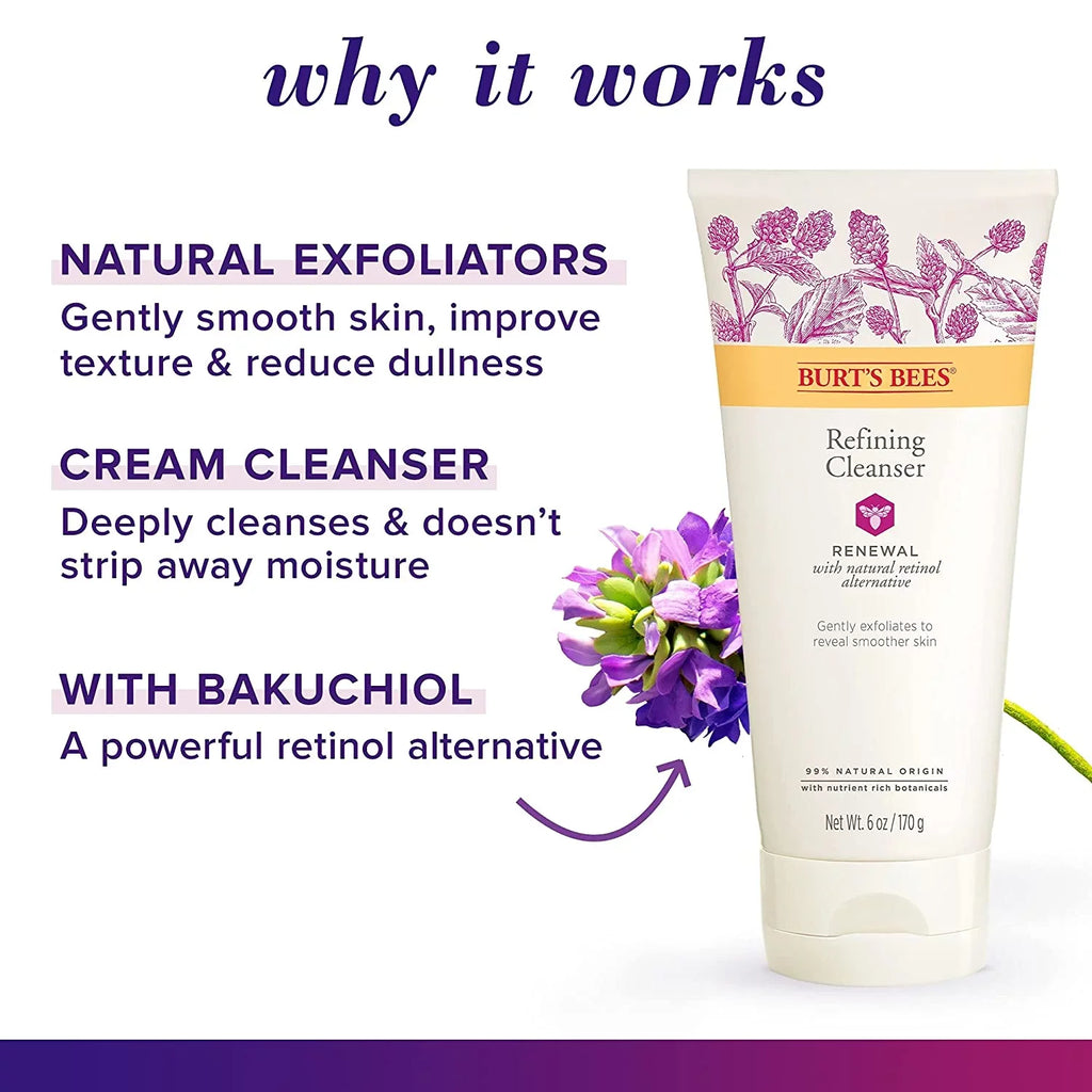 Refining Cleanser 6 Burt's (Pack of Renewal oz 2) Bees