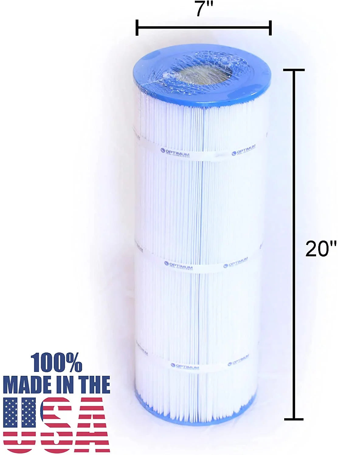 Pack Made Pool FT. Plus SQ. USA & Replacement - 80 Clear Clean for in Pentair Element 320; 4 Cartridge Filter