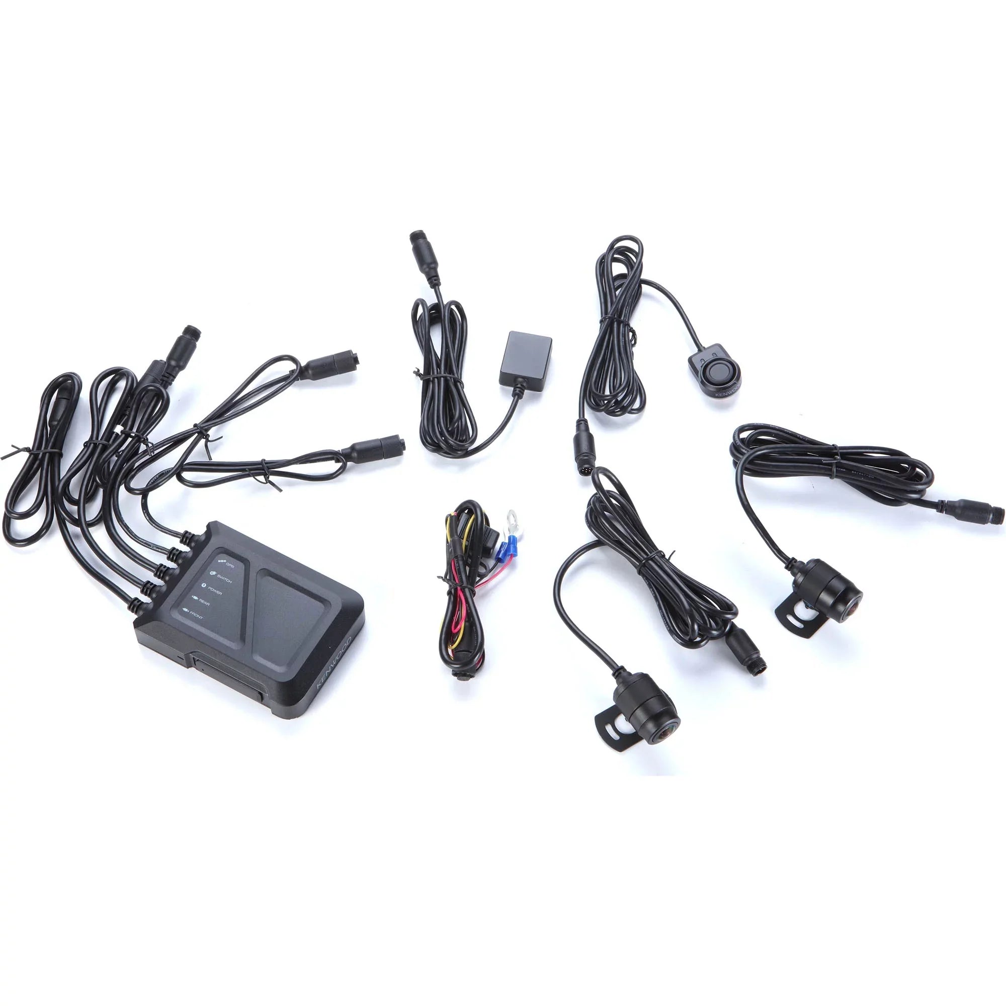 Rear-View HD with a extension camera 3.3ft (1m) Motorsports Cam Dash GPS cable and optional Kenwood STZ-RF200WD with Camera STZ-RFCC100 Kenwood