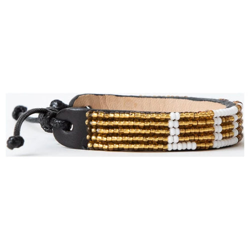 '- Bracelet LOVE Gold/White