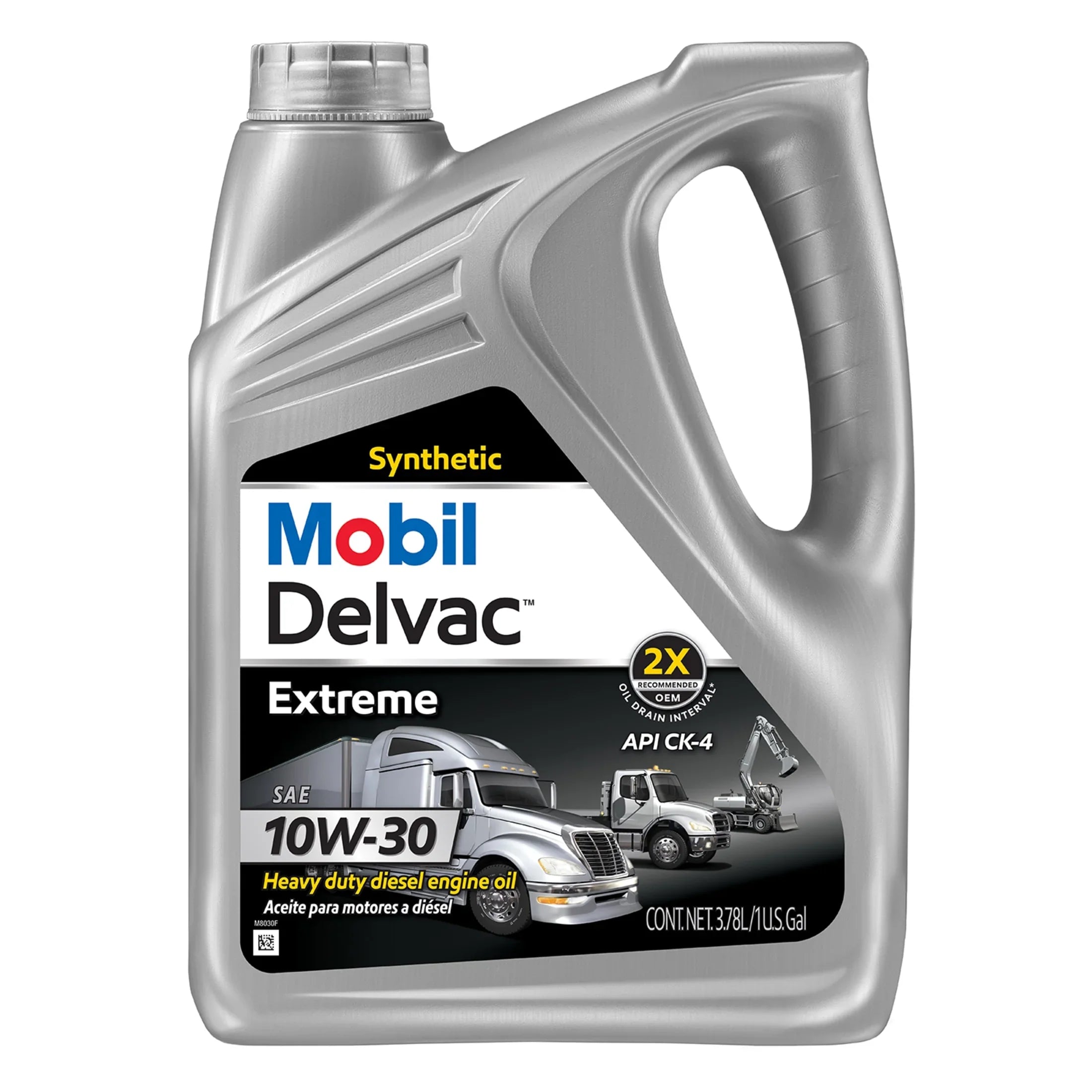 Gal 1 10W-30, Mobil Heavy Diesel Full Synthetic Extreme Delvac Duty Engine Oil
