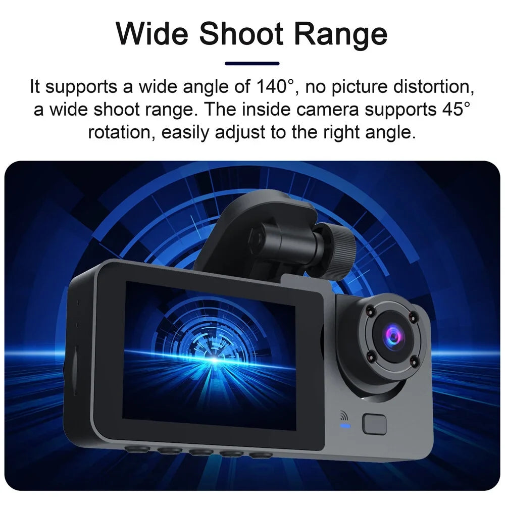 Camera Camera Inside 2 Camera,1080P Screen Dash Camera HUIOP Rear One-Key Inch Dash DVR Camera Loop Inside Lock Motion Motion Nebublu One-Key Inch Dash Dashcam QISUO Camera Screen Rear Inch Rear 2 2
