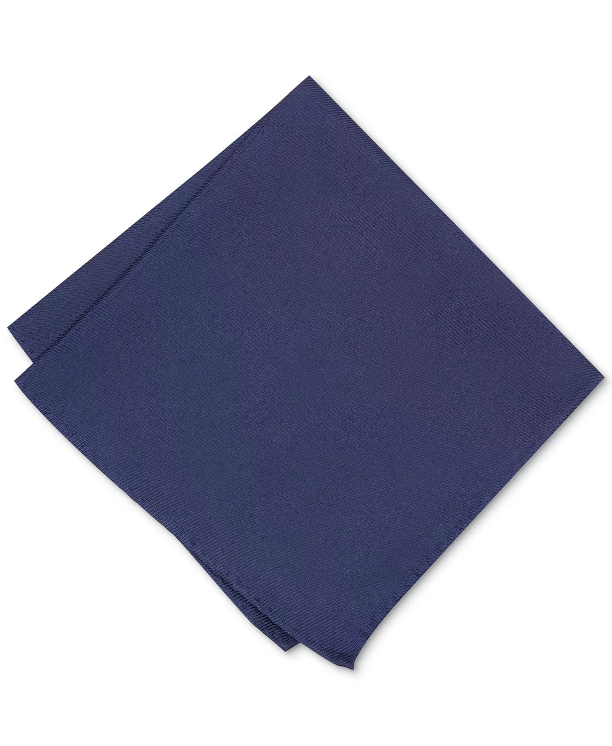 Alfani Men's Pocket Silk Square, O/S NAVY Solid Twill