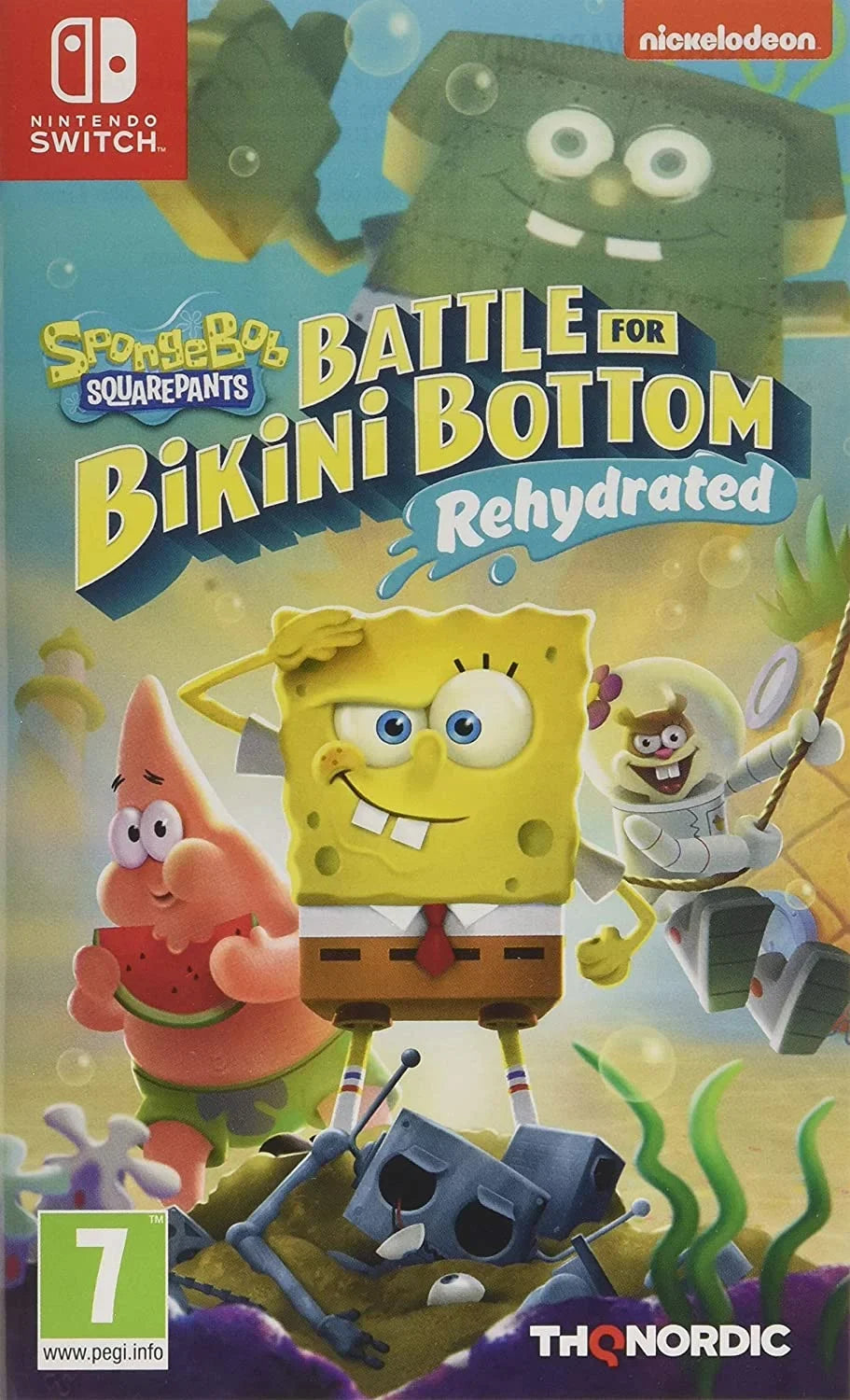 SquarePants: - Bottom Rehydrated, for Switch Nintendo THQ Spongebob Nordic, Bikini Battle