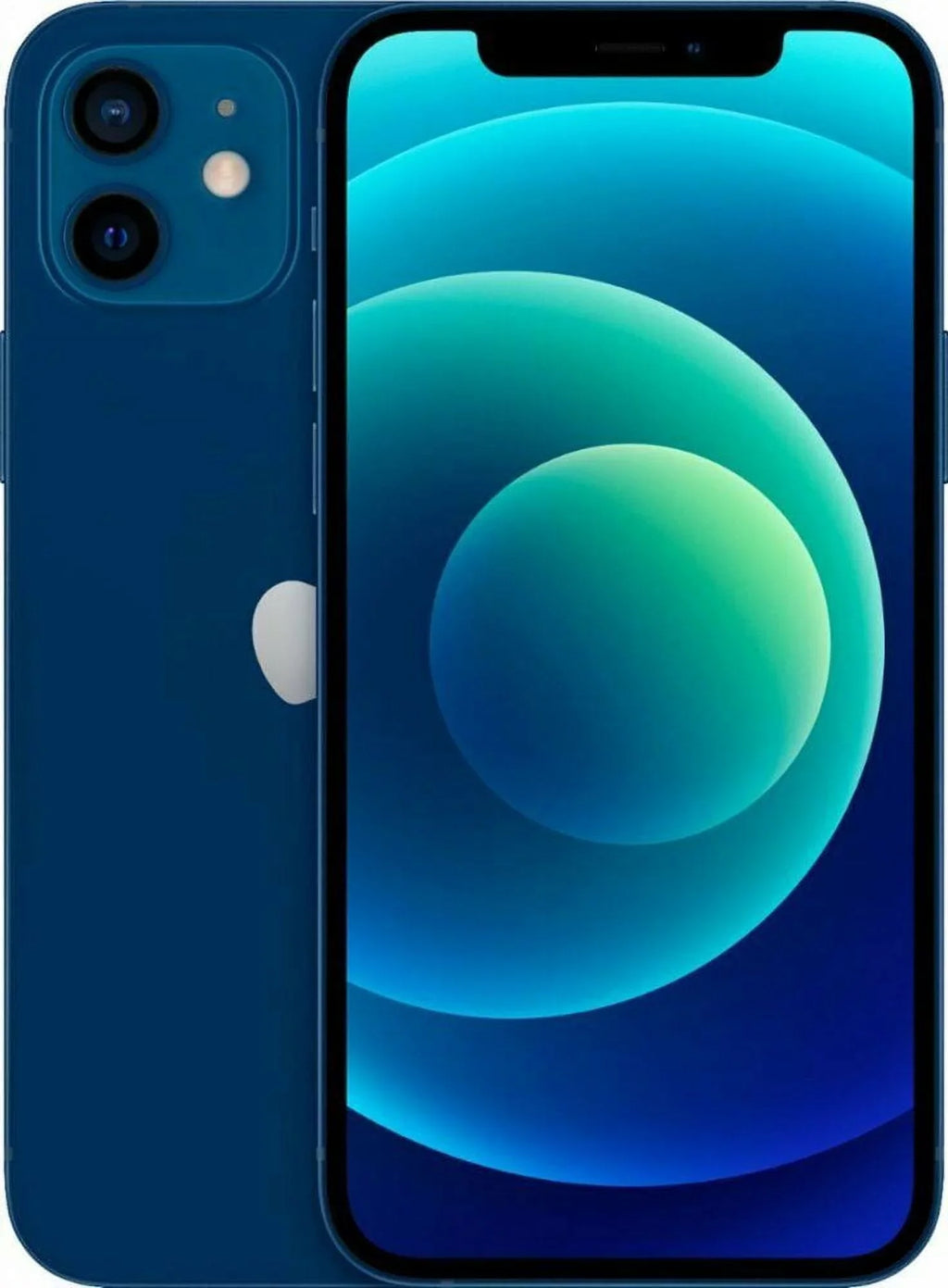12 6.1" iPhone Smartphone 64GB (T-Mobile A2172 Blue Only) Restored Apple (Refurbished)