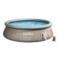 Ft Pool with 14 Ground Above Waves Pump Summer 36 In x Inflatable Swimming