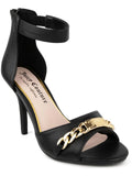 Womens Ankle Faux Couture Juicy Leather MAIA Pumps Strap