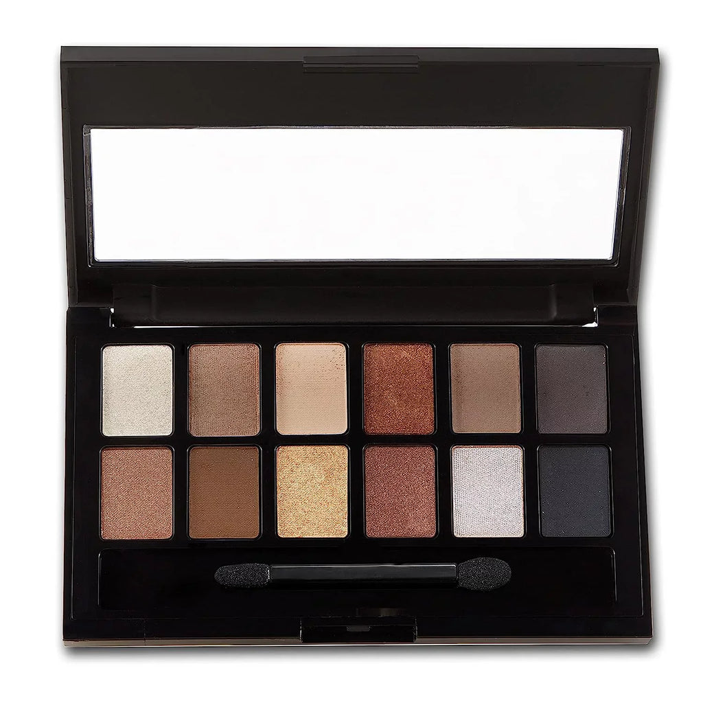 Shades, The Eyeshadow Pigmented Blendable and Powder, Count Palette Maybelline Makeup, 1 12 Nudes Shimmer Matte