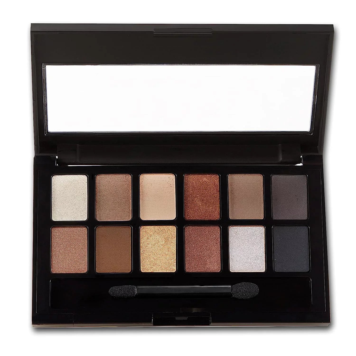 Shades, The Eyeshadow Pigmented Blendable and Powder, Count Palette Maybelline Makeup, 1 12 Nudes Shimmer Matte