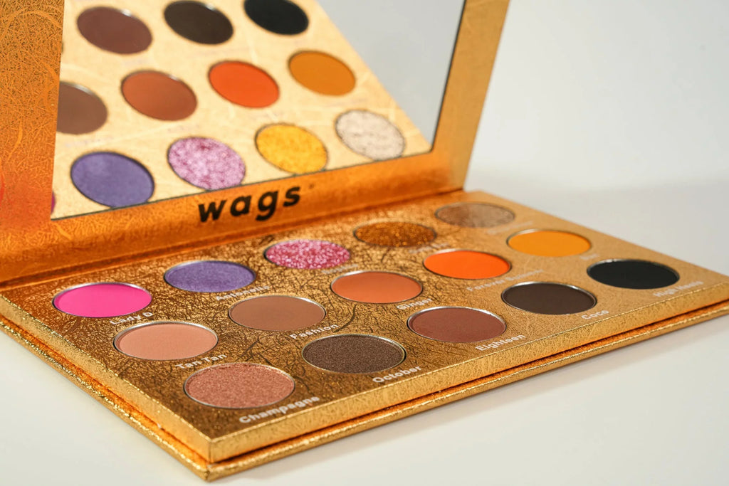 Vibrant Matters Eyeshadow Palette, Palette, Wags Colors and Gold High Pigmented Summer