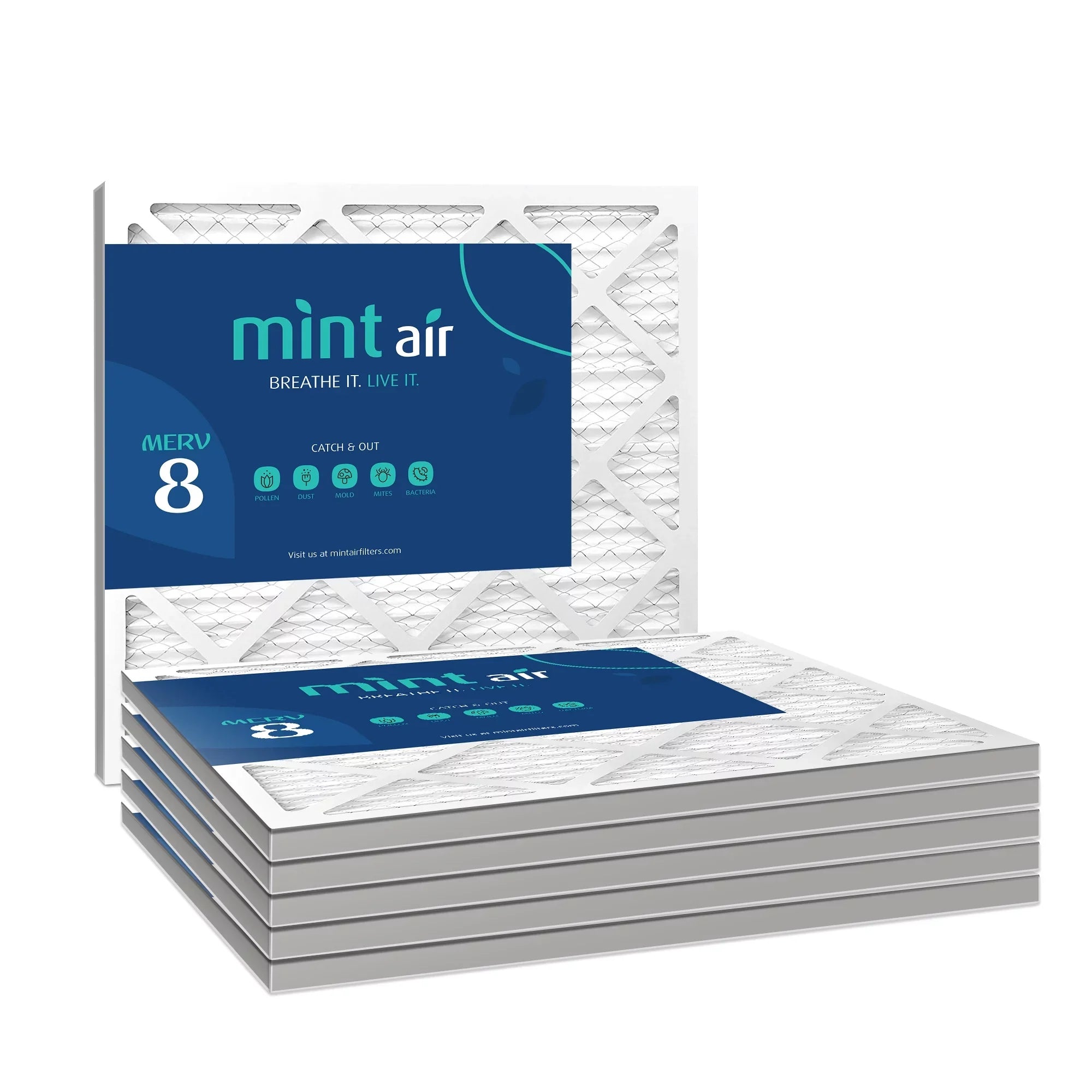 14x24x1 Air, Filters Mint Pleated HVAC Air AC Pack) 8, Furnace MERV Filter (6