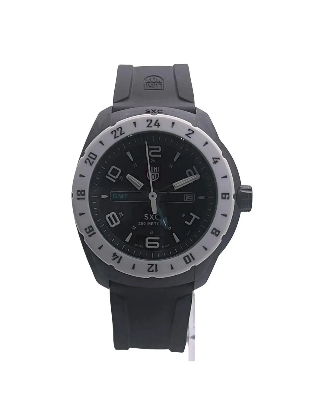 XU.5027 (Good) Pre-owned Quartz Luminox Watch Black SXC Carbon PC Dial Space GMT