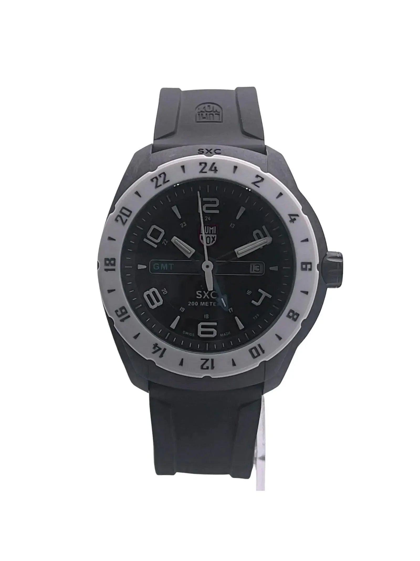 XU.5027 (Good) Pre-owned Quartz Luminox Watch Black SXC Carbon PC Dial Space GMT