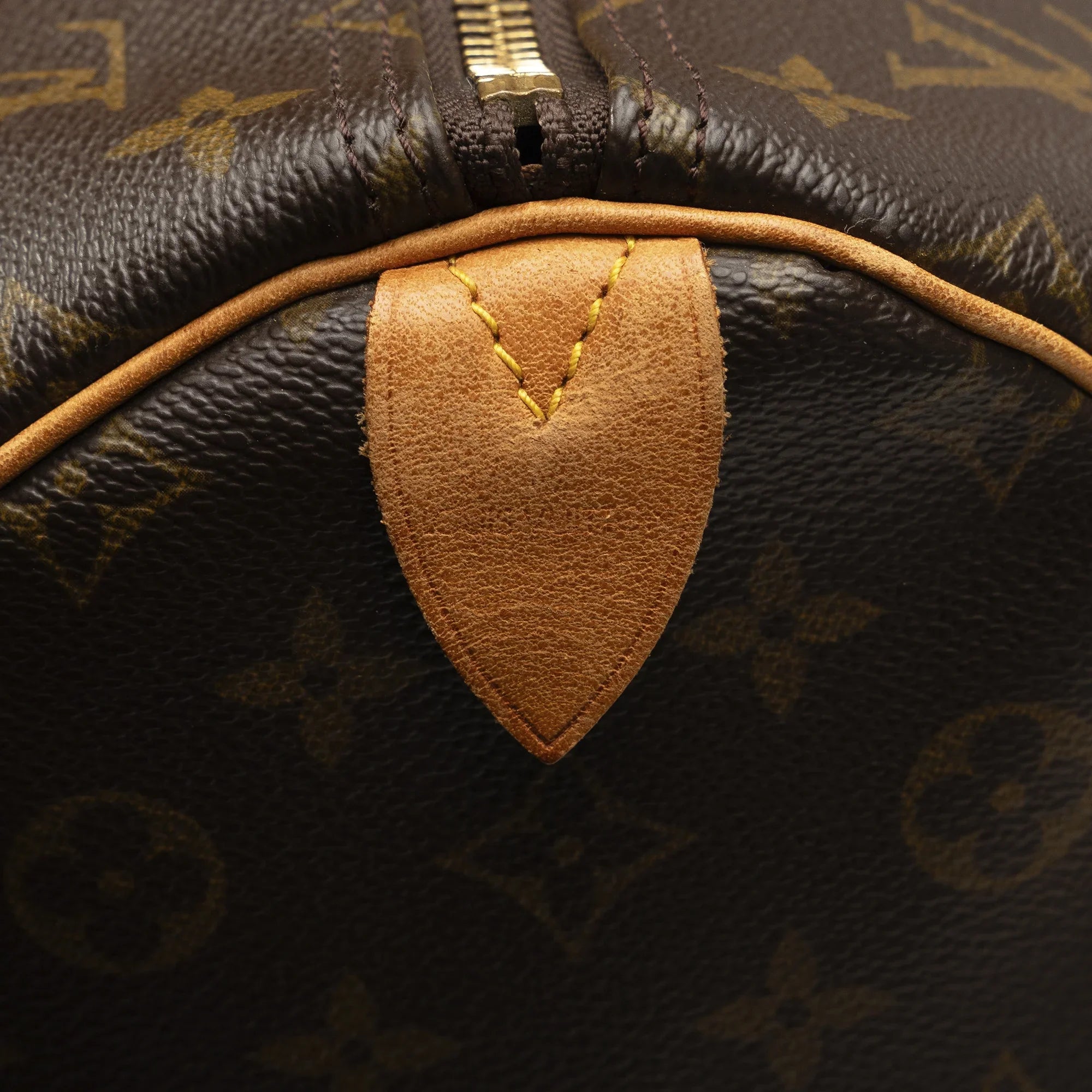(Fair) Unisex Authenticated Louis Pre-Owned Bag Vuitton Keepall Travel Monogram Canvas Brown 55 WeekenderBag