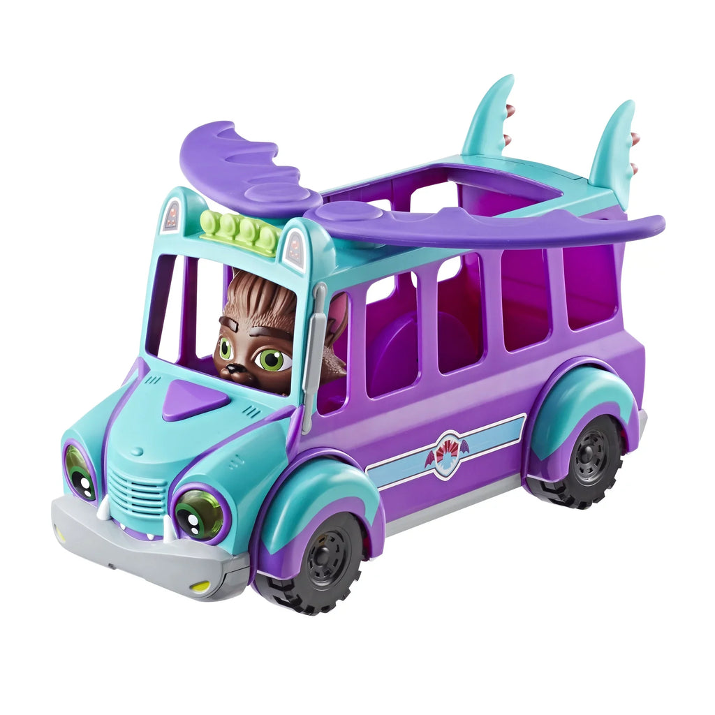 Lights, and Music 3 Super and Bus Toy Monster GrrBus Up Sounds, Ages Monsters Netflix with