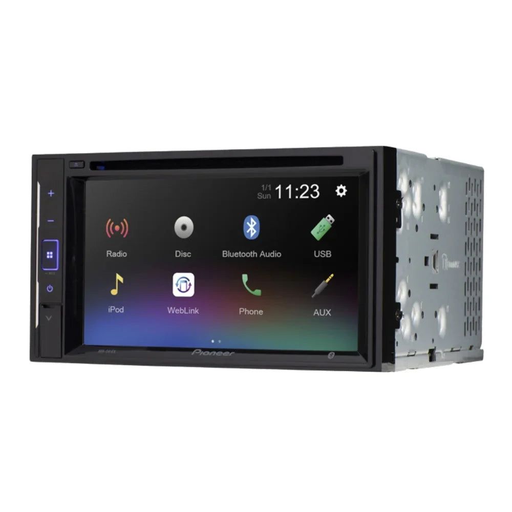 Car for KIT4803 Digital Media Bluetooth/Backup Kit/in-Dash 6.2" Pioneer with Bundle AM/FM Double Receiver Uplander Chevy Stereo 2005-2008 DVD/CD DIN W/ WVGA Camera/Installation Touchscreen