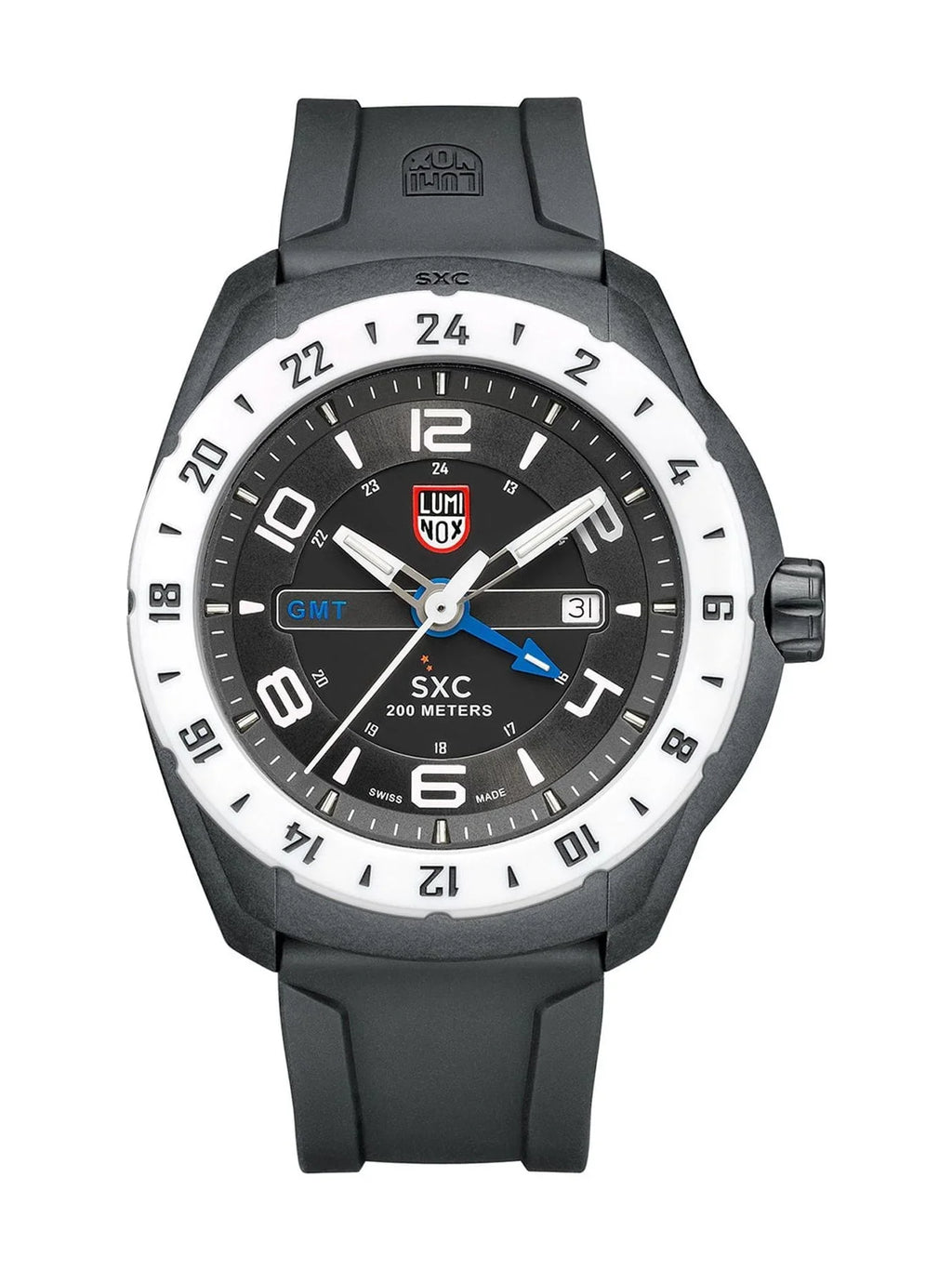 XU.5027 (Good) Pre-owned Quartz Luminox Watch Black SXC Carbon PC Dial Space GMT