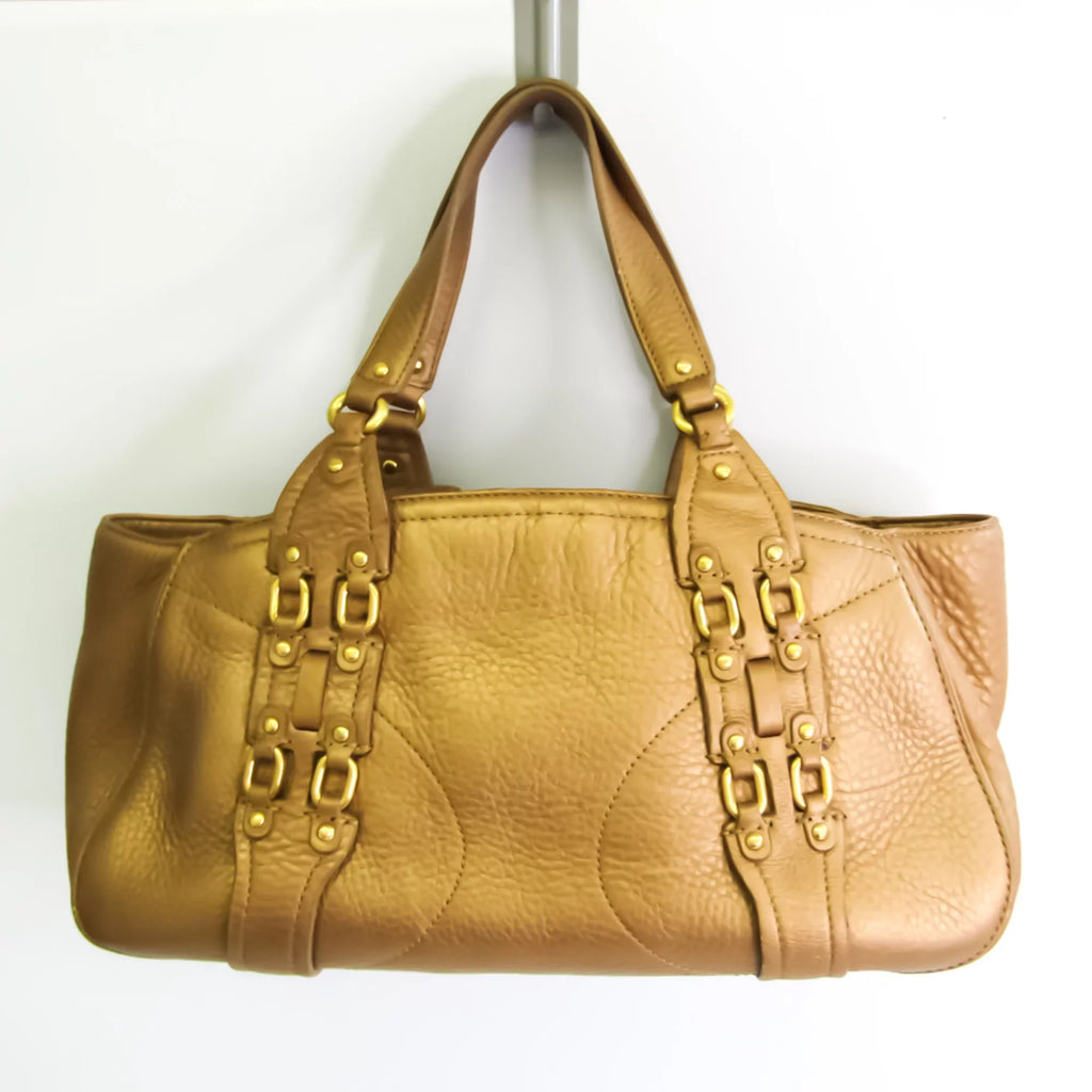 Gold (Good) Women's Leather Haan Handbag Cole Pre-Owned
