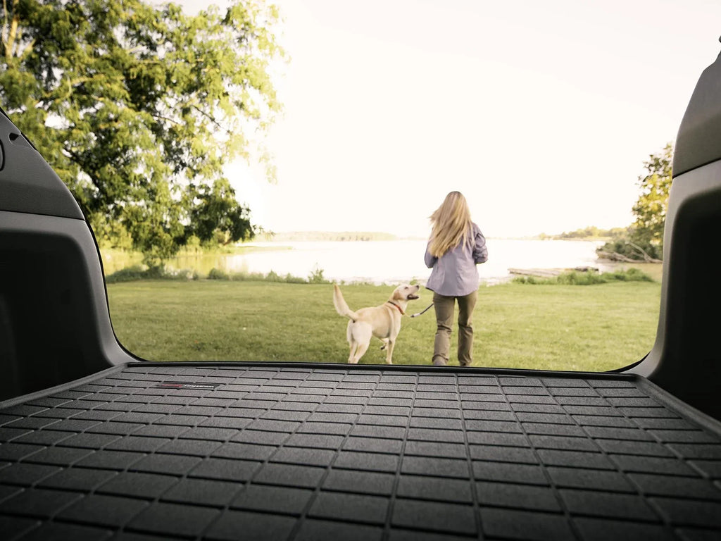 Trunk compatible 2nd 2013-2014 WeatherTech Seating, Row Behind Liner Cocoa Toyota with Cargo RAV4 -