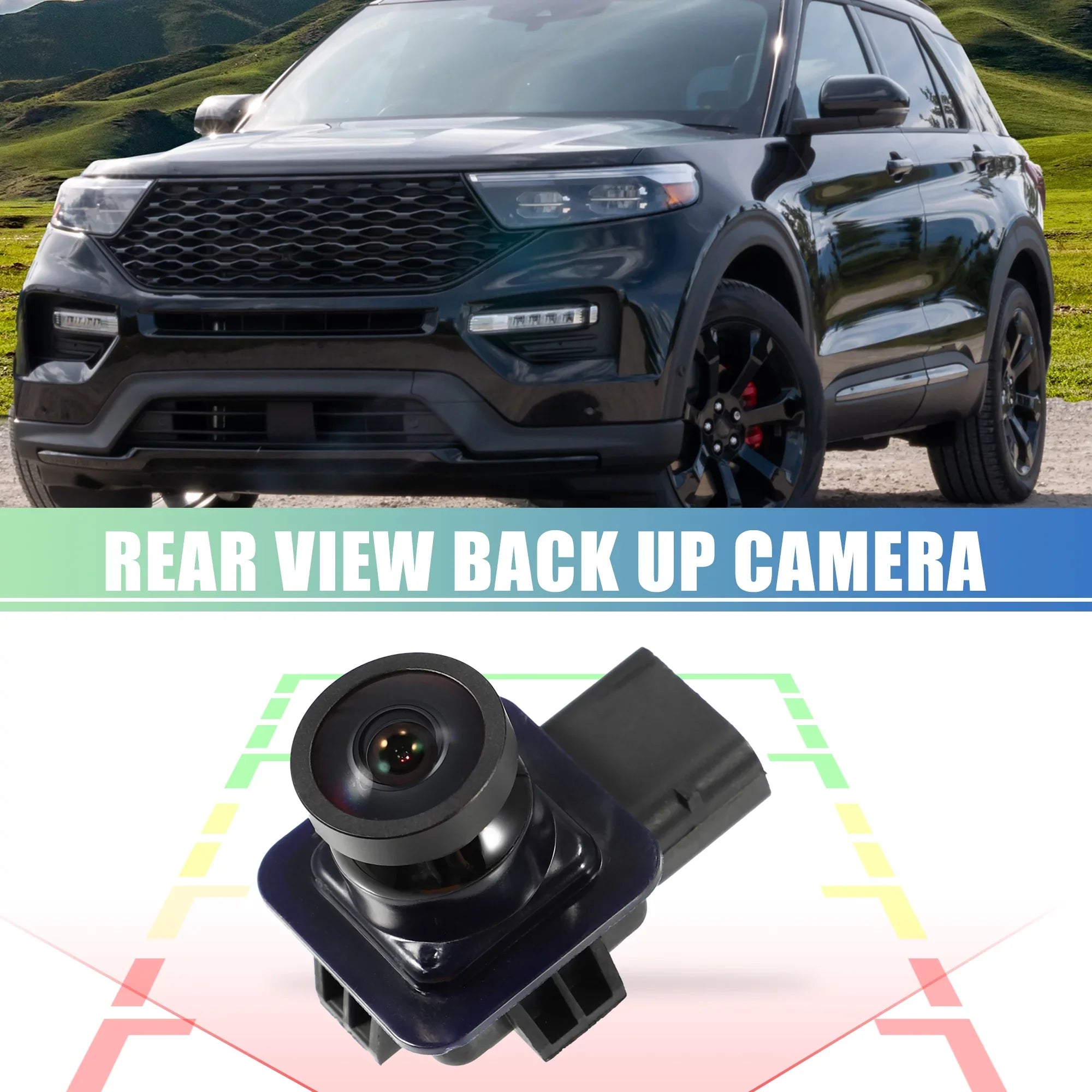 Reverse Base Camera View Up Set Camera Rear Explorer 1 Assist for EB5Z-19G490-A Ford Limited Back Park