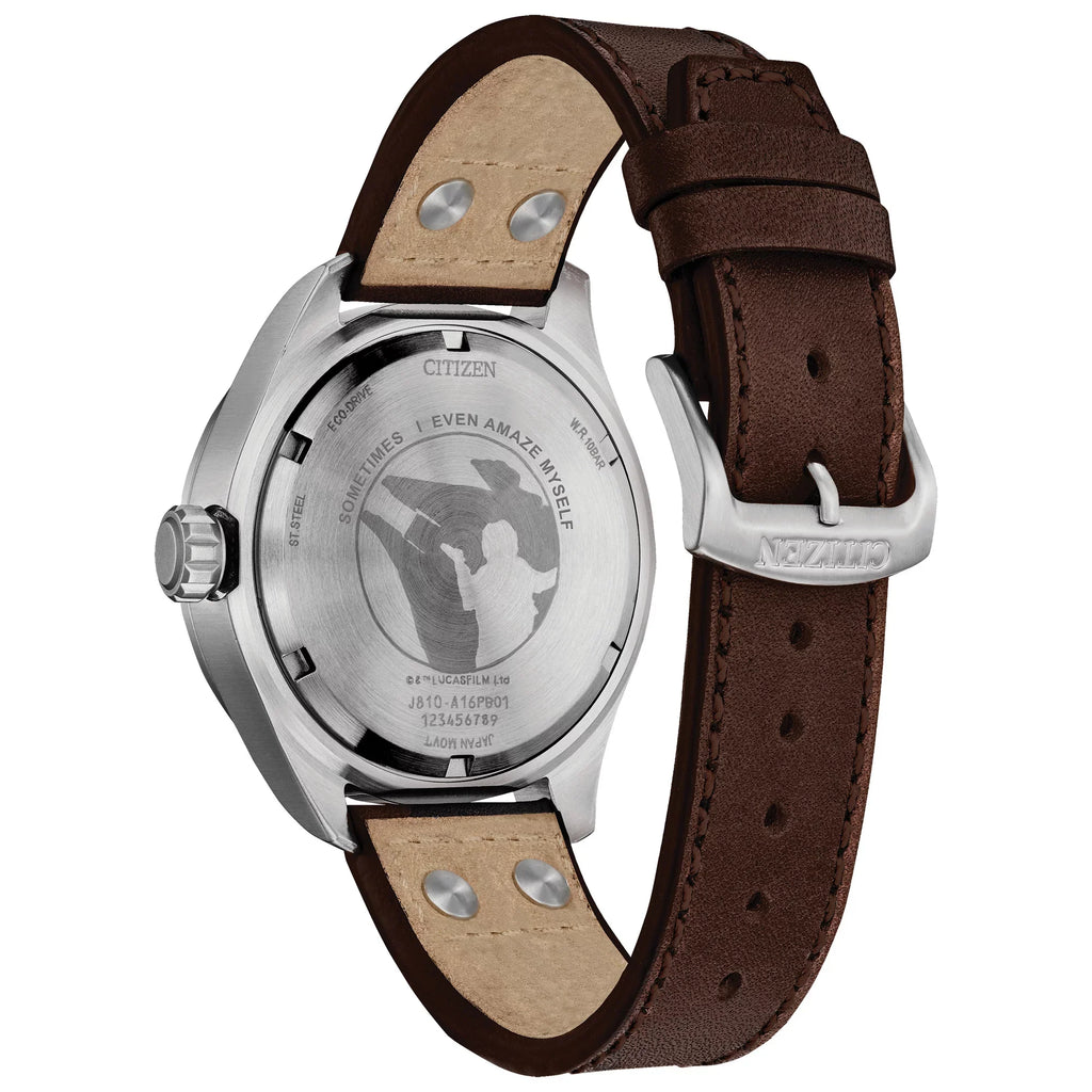 AW5009-03W Wars Solo Citizen Star Han Eco-Drive Watch Strap Men's Leather