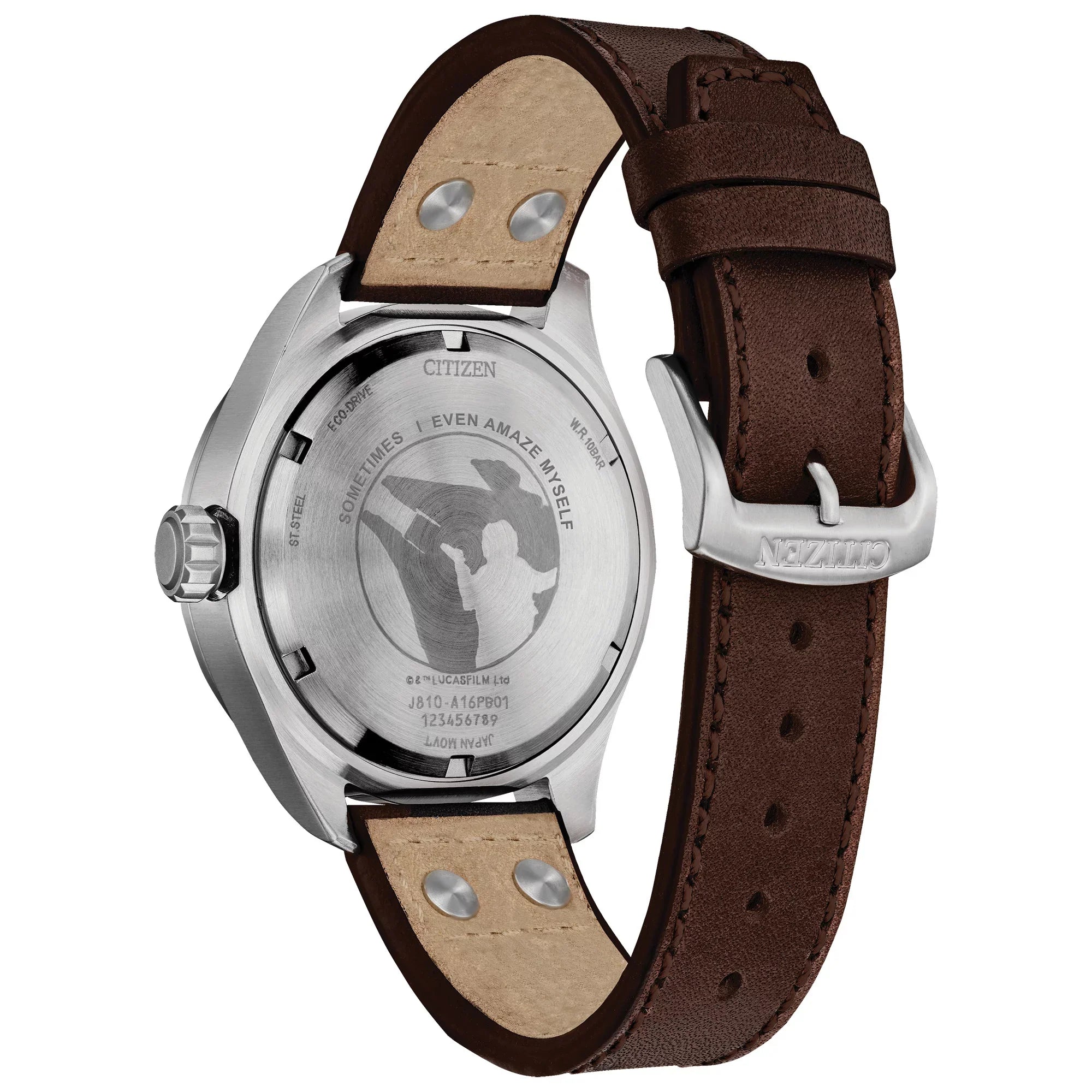 AW5009-03W Wars Solo Citizen Star Han Eco-Drive Watch Strap Men's Leather