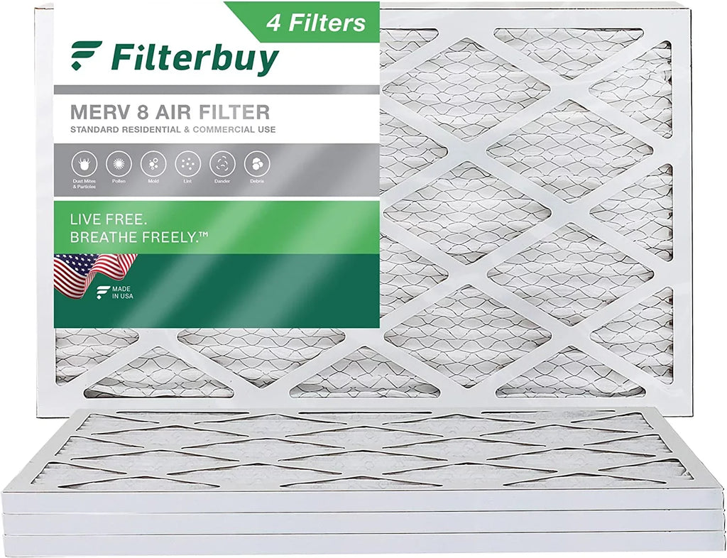 8x24x1 AC 8 HVAC Pleated Furnace Filterbuy (4-Pack) Filters Air MERV