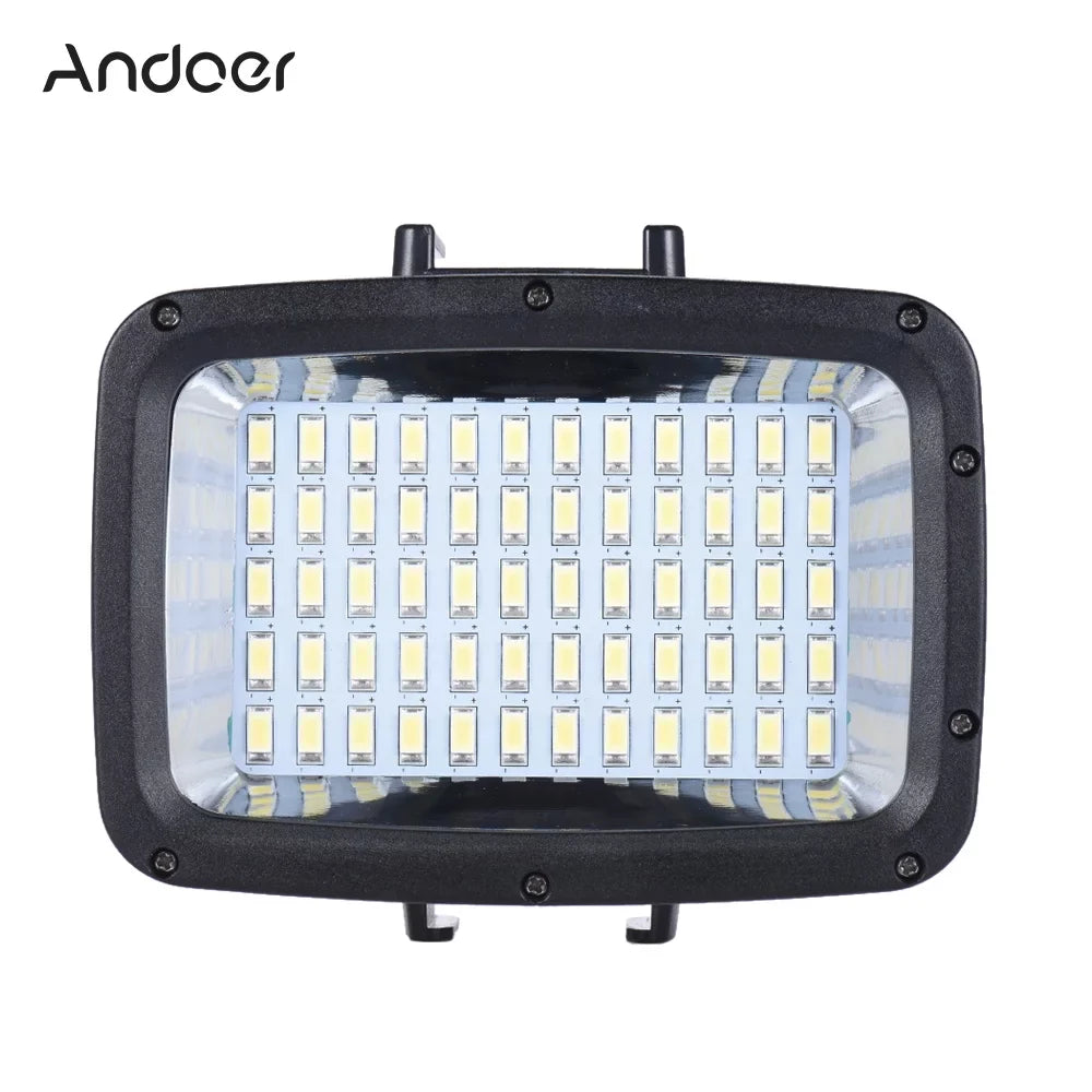 for Photo Diving Underwater Andoer 3 for Hero Yi Waterproof SJCAM 40m 10 1800LM Shoe 3 Mount w/ + Filte Video Hot 5500K Fill-in Bright 60pcs & Action Cam GoPro Studio Modes DSLR * Ultra