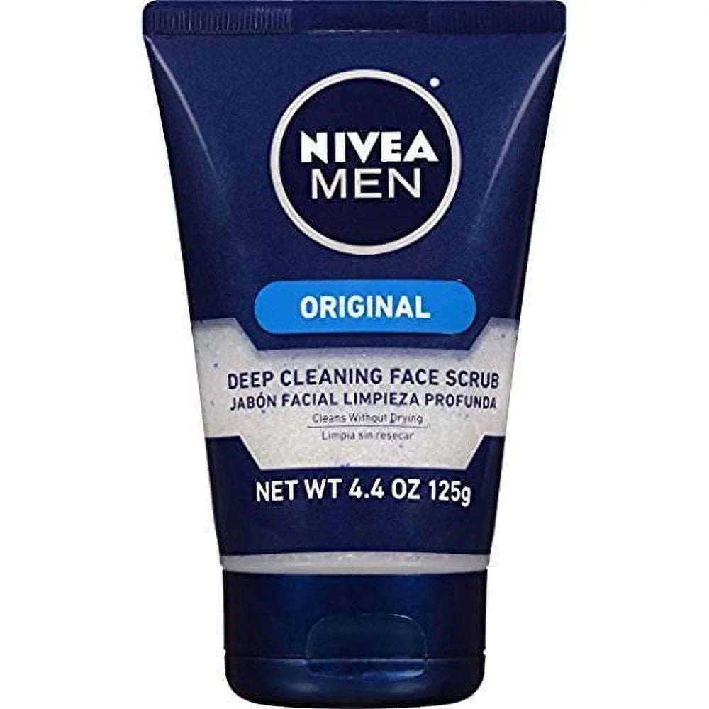 Original, For Scrub Face Men Cleaning 4-Pack Oz, Deep 4.4 Nivea