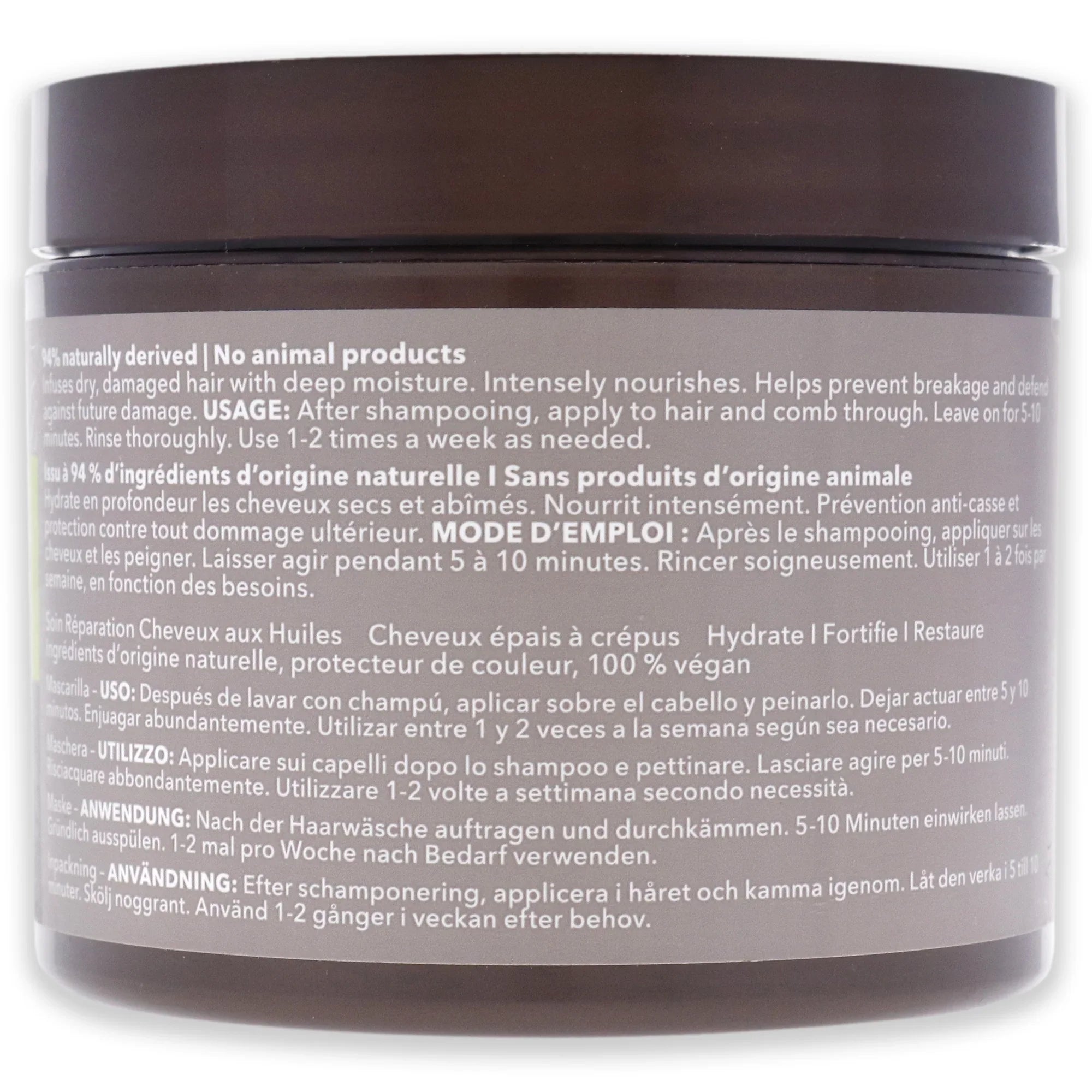 Oz Macadamia Masque Rich Hair Ultra By Masque Moisture - Hair 8