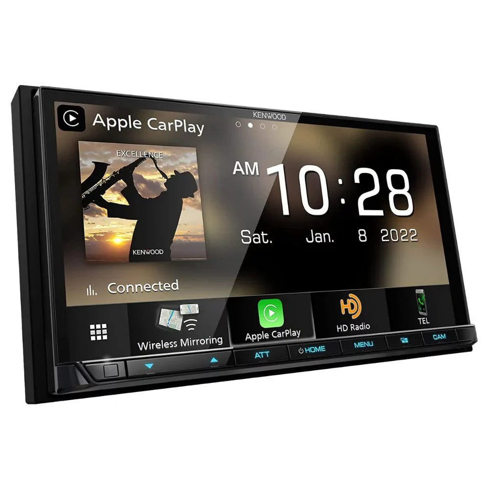 Multimedia DMX908S DRV-N520 Dashboard eXcelon Receiver Kenwood and 6.95" Camera New