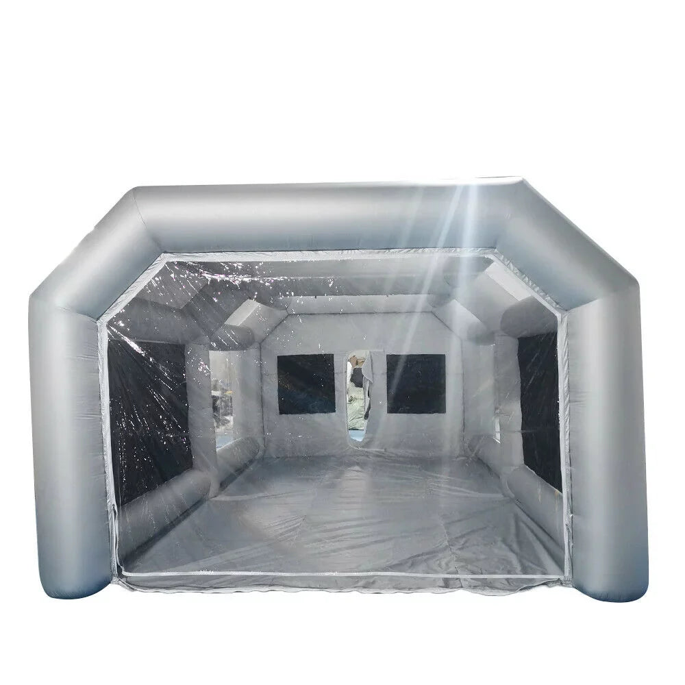 Tent Large 6x3x2.5m Air Car Paint Booth with Portable OUKANING Paint Filter Inflatable Car