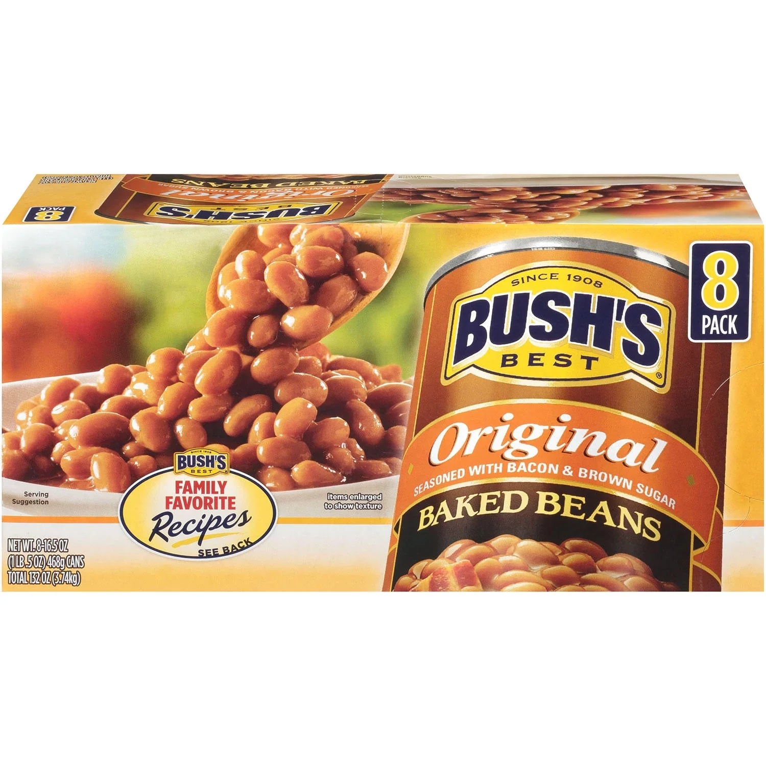 Original Baked Ct.) (16.5 Beans Bushs 8 Oz,