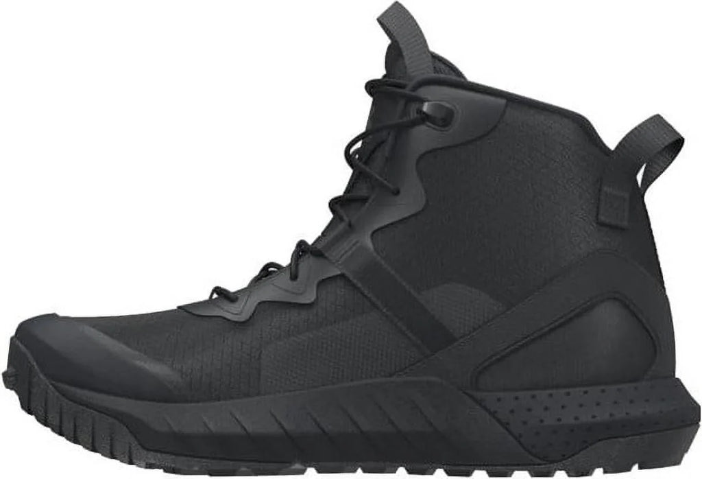 Armour Tactical Gray, (2E) G Micro Valsetz Under Wide Mid Boots, Black/Pitch 9W