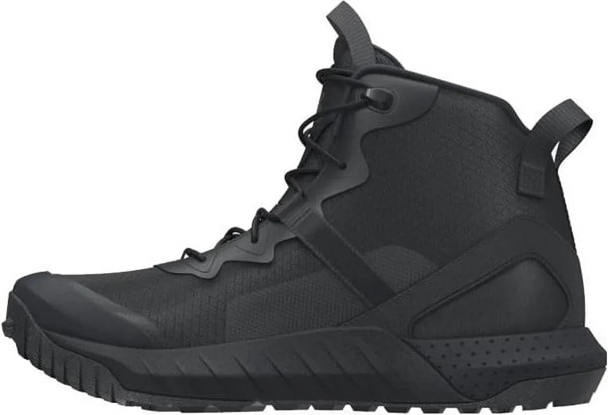 Armour Tactical Gray, (2E) G Micro Valsetz Under Wide Mid Boots, Black/Pitch 9W