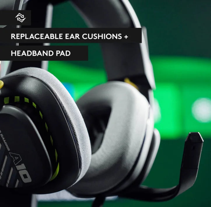 (Black) Headset for (Refurbished) Gen Logitech (Like A10 2 Wired PlayStation/PC New) Astro Restored