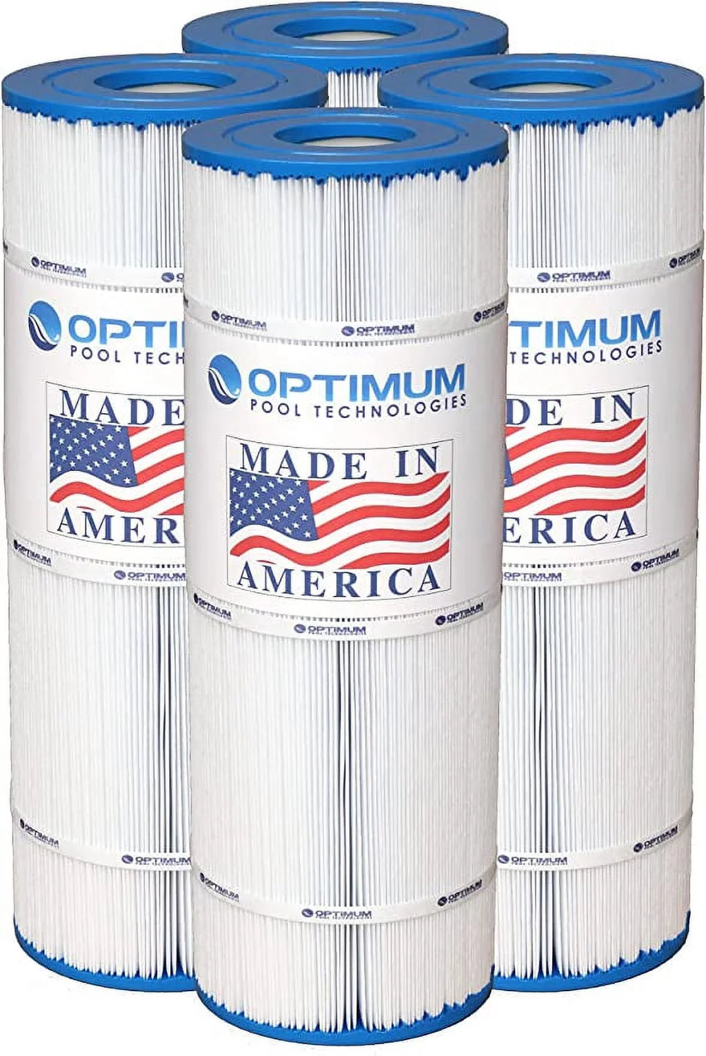 Pack Made Pool FT. Plus SQ. USA & Replacement - 80 Clear Clean for in Pentair Element 320; 4 Cartridge Filter