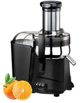 Press for Fruits Juicer Latch Hand Vegetables with (Black) Centrifugal Safety & Juicer -