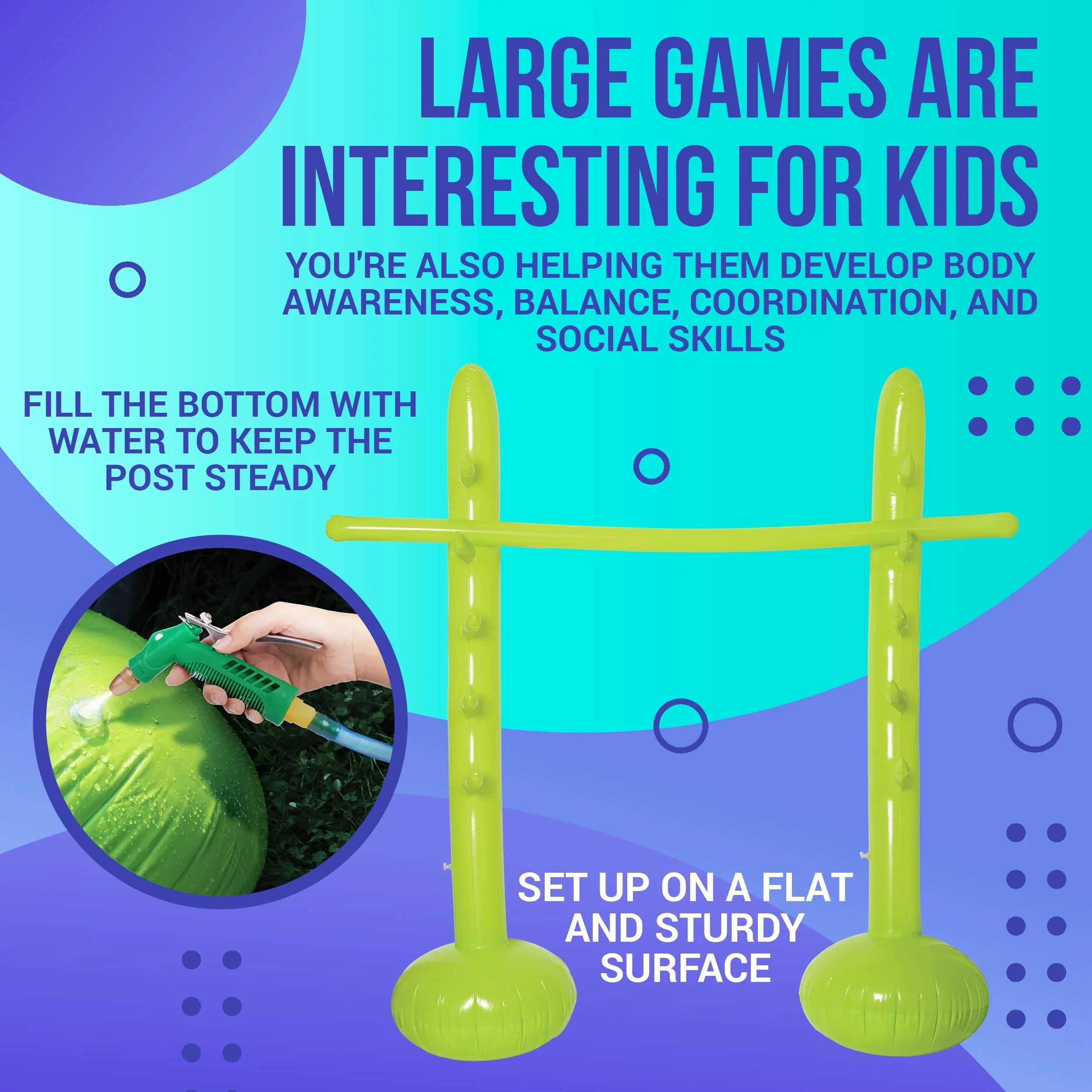 Adults, More Game Game Toys Beach, Pool and and and Kids Kid Inflatable Adults for Games Toddler Outdoor Toys Picnic, for for - Limbo Party Limbo Indoor Kids Inflatable - for Birthday Party Games, for