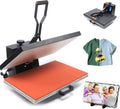 Pressure Adjustable 16" Time Digital Press Transfer T-shirt TEMP 0~250℃ Clamshell Heat Printer Sublimation Anqidi 24" Machine x