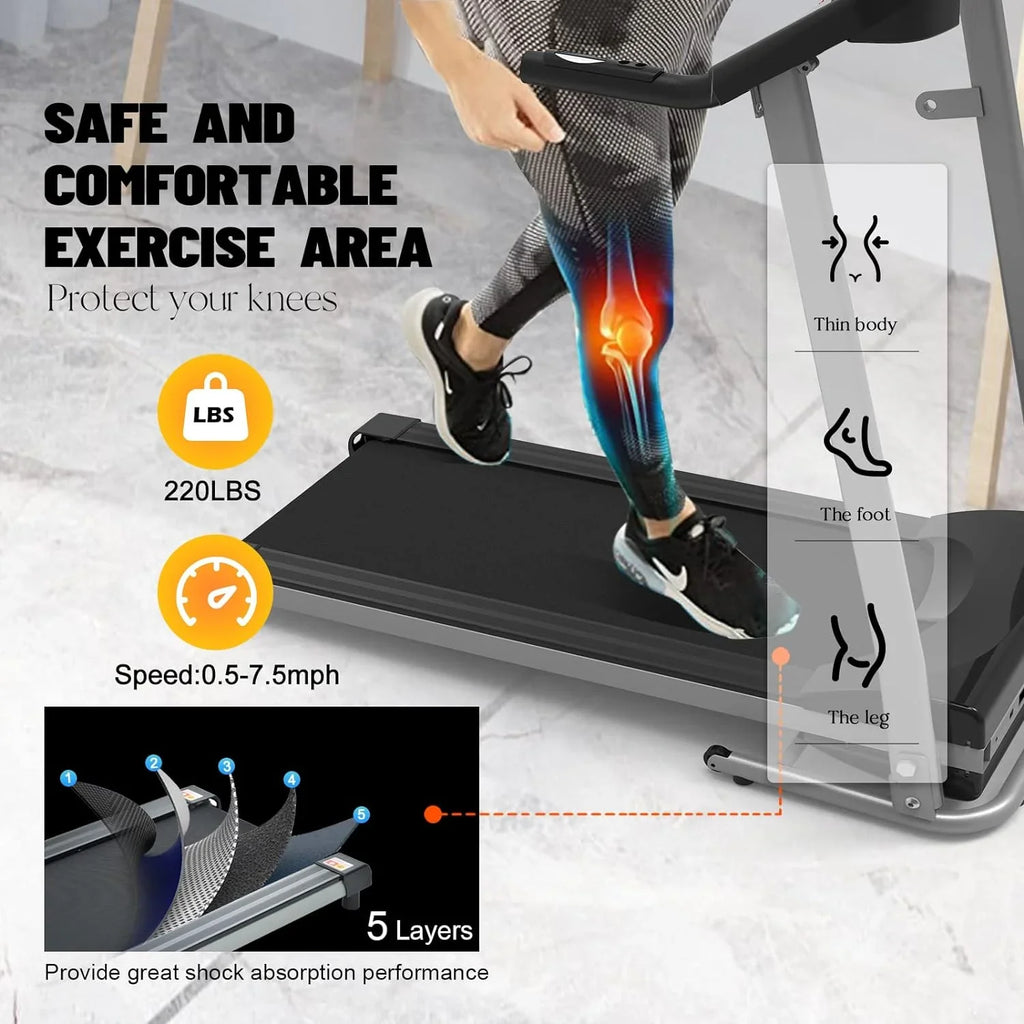 and jx or LED Home Treadmill 15 Apartment, je Capacity LB for Home/Gym/Small Foldable Preset Adjustable Cup Holder Lock, with Safety Yone Treadmill, 250 and with Monitor Programs,