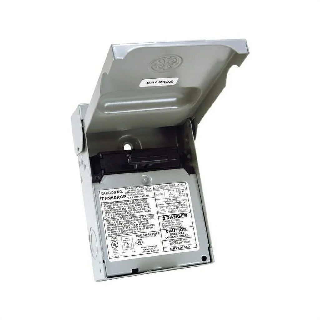 Ac TFN60RCP Tfn60Rcp Disconnect Ge 2-Pole 60 Amps Non-Fusible