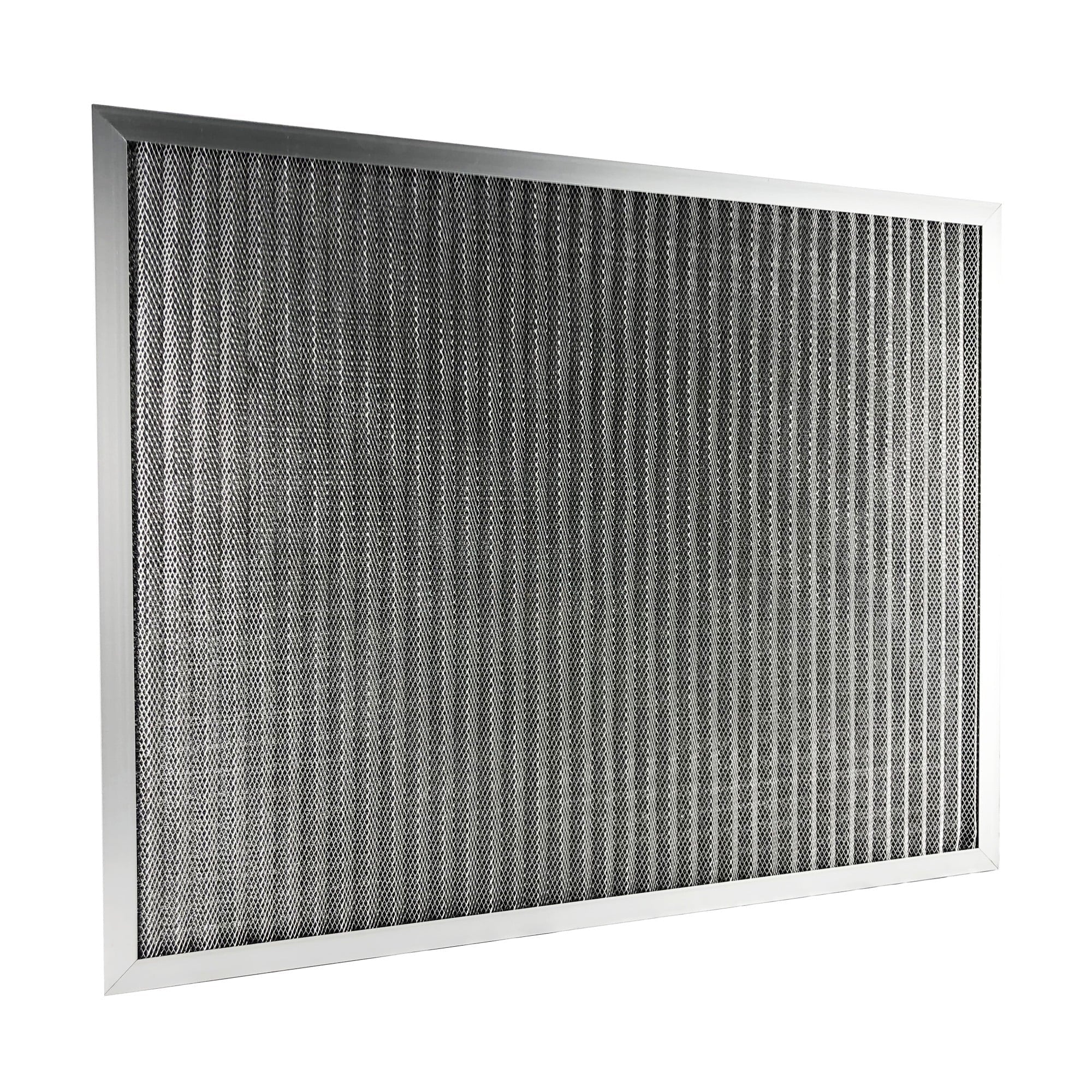 Furnace (18" AC Aluminum Central Washable Filter 24" x 1"), Electrostatic Air x Air Filter
