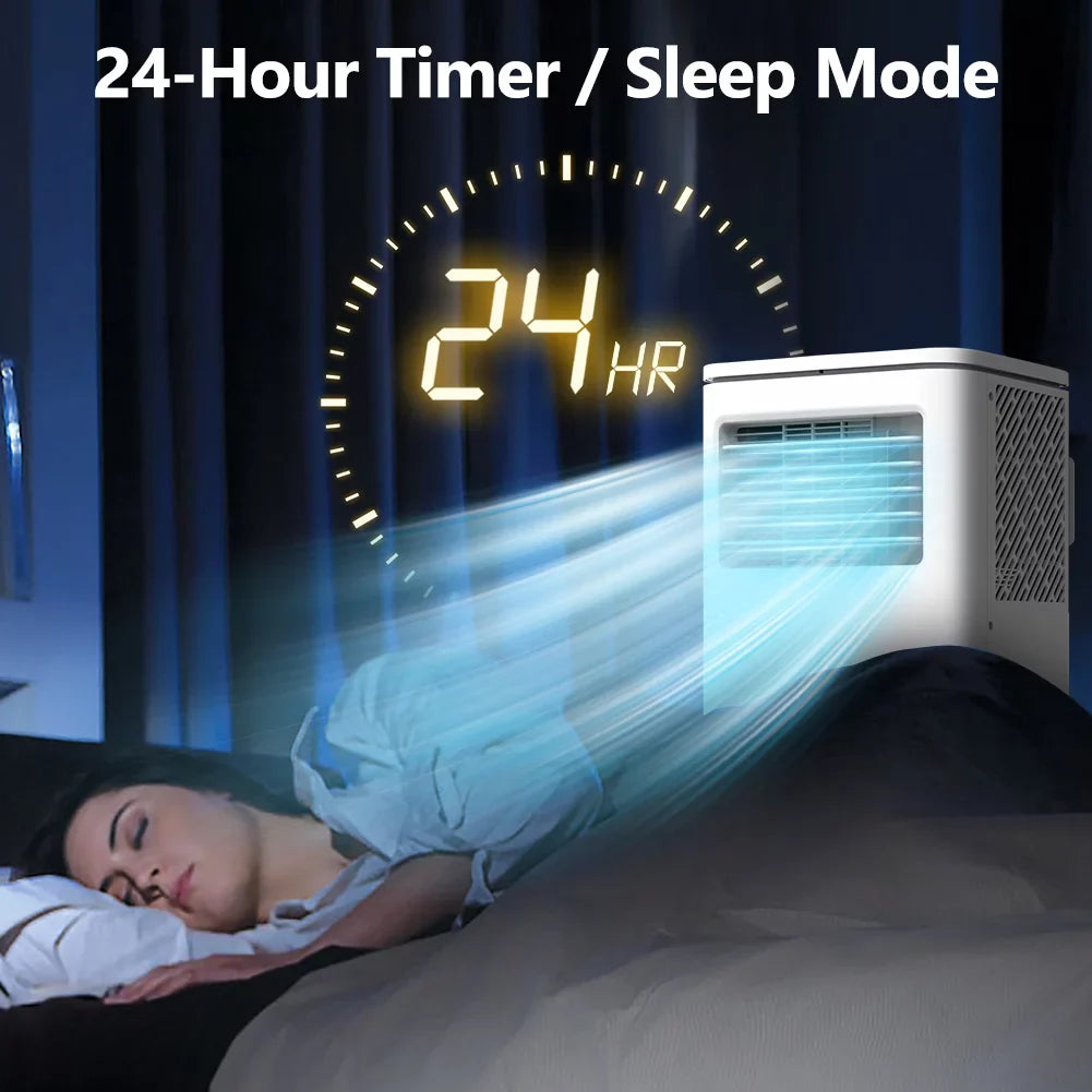 10,000 Fan BTU Remote LifePlus Kit Indoor Unit AC Dehumidifier NPL-06C Room Conditioner W/ Window Freestanding Air Portable Bedroom