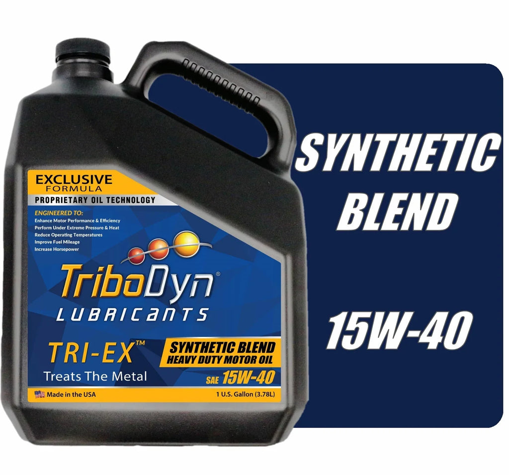 Bottle 15W40 Gallon - Diesel TriboDyn TRI-EX Blend Synthetic Oil