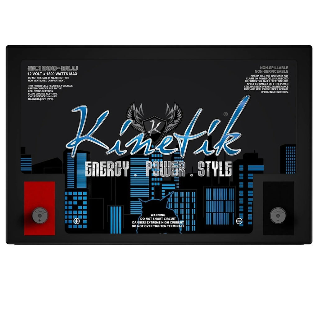 Cell 1900A Kinetik Amp HC1800-BLU for Power Replacement AudioPipe APCL-18001D Battery