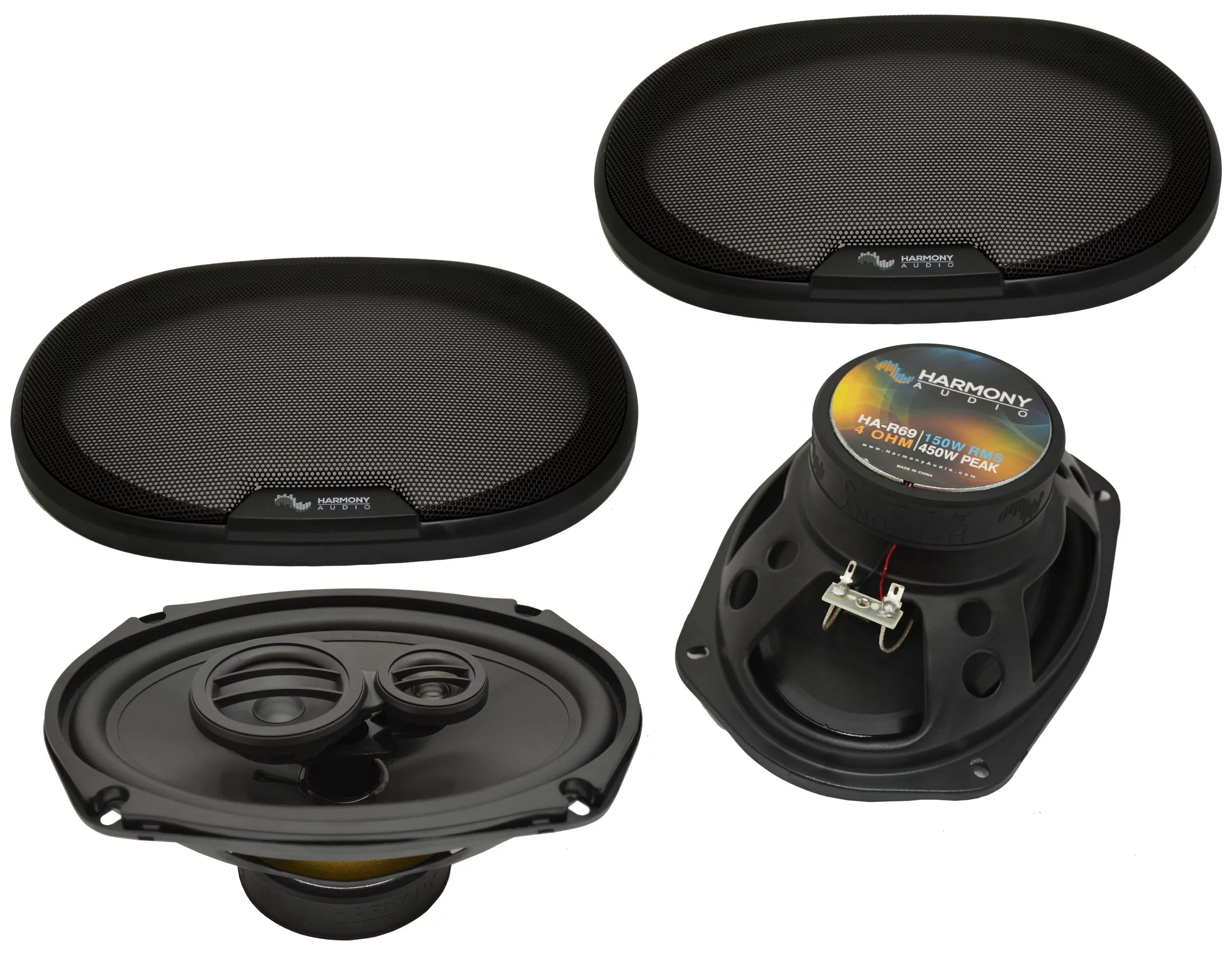 Upgrade R69 Caliber Dodge 2007-2012 Harmony Factory (2) Package Speaker New