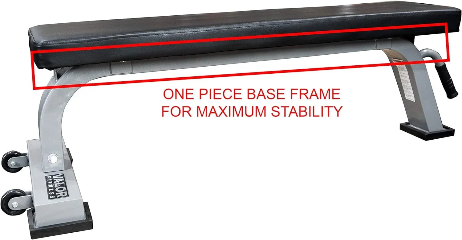 Padding - Flat Weight Steel Density Gym Workout Frame For With Benches Bench Solid Great Home Or - Bench Flat And High