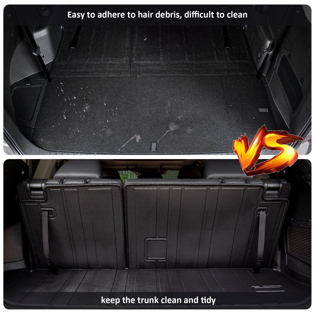 Toyota Trunk Mats Liner Backrest Highlander 2020-2024 Mat Car Cargo Highlander Fit Accessories with