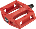 Composite/Plastic, Pedals - Platform, 9/16", Red Gates Fyxation